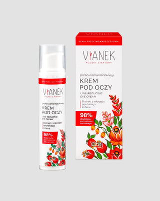 O creme antirrugas para os olhos reduz o inchaço e hidrata em profundidade Vianek - 2