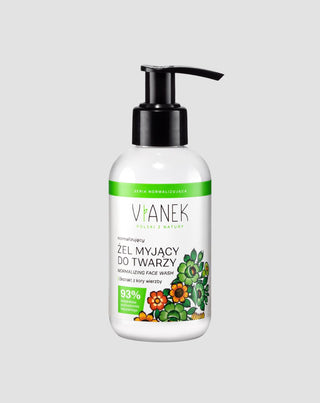 Gel de lavagem normalizante para peles problemáticas com extrato de casca de salgueiro branco Vianek - 1