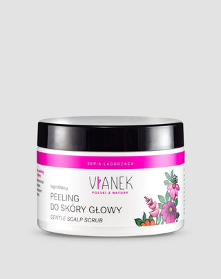 Esfoliante calmante do couro cabeludo com ácido salicílico e açúcar para a caspa Vianek - 1
