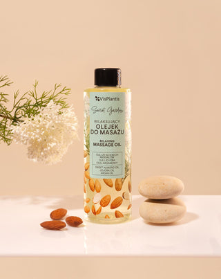 Óleo de massagem hidratante e relaxante com aroma de amêndoa Secret Garden Vis Plantis - 2