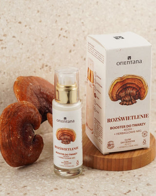 Intensificador de brilho com adaptogénios de reishi e rhodiola rhodiola Orientana - 2