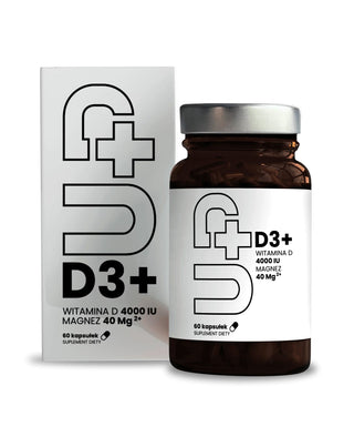 Up D3+ Suplemento de vitamina D3 associado ao magnésio UP Health Pharma 60 cápsulas - 3