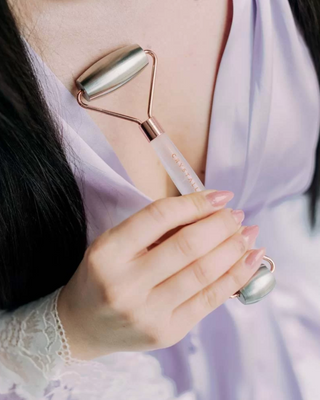 Conjunto de massagem facial em aço inoxidável - crioterapia Conjunto Cryo Ice Beauty Crystallove - 2