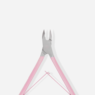 Cortador de cutículas profissional de 5 mm com cabo rosa acetinado You Beauty - 4