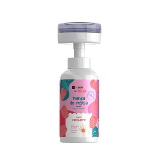 Espuma de lavagem das mãos e do corpo para crianças HiSkin com aroma a framboesa - 1