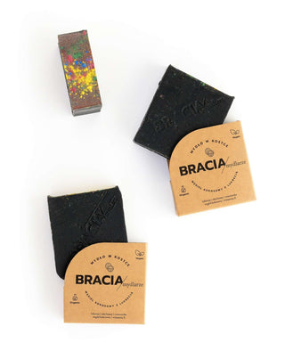 Sabonete em barra purificante e antibacteriano de carvão de coco com alcaçuz Soap Brothers - 3