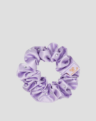 Elástico de cabelo de seda com cristais – lilac Crystallove_3 - 3