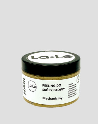 Esfoliante mecânico para o couro cabeludo que remove impurezas, células mortas da pele e excesso de sebo La-Le - 1