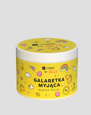 Gelatina de limpeza para banho para crianças manga salsa amarela HiSkin for Kids - 1