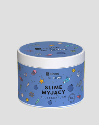 Slime para crianças para banho azul Blueberry Jam HiSkin for Kids - 1