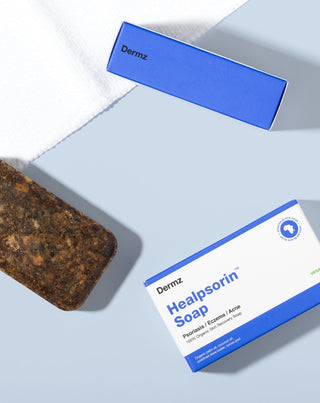 Sabonete preto africano para acne, psoríase e eczema Healpsorin Dermz_2 - 2