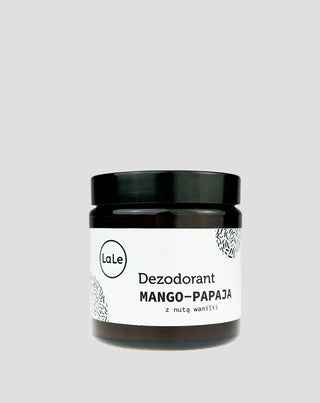 Desodorizante ecológico em creme - Manga-papaya com toque de baunilha que proporciona uma sensação duradoura de frescura La-Le - 1