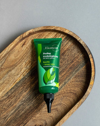 Esfoliante de limpeza tricológica para o couro cabeludo com extrato de manjericão e ácido de frutos Elemento - 2