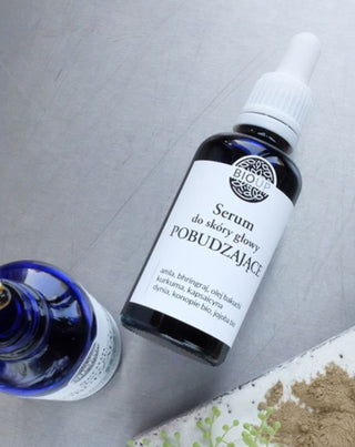 Sérum para o couro cabeludo estimulante do crescimento capilar com mistura de ervas indianas BIOUP_2 - 2