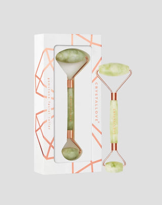 Massageador facial de jade - pedra natural da juventude Jade roller Crystallove - 1