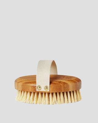 Escova de bambu com agave para massagem corporal a seco Crystallove - 1