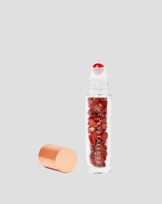 Frasco com cristais para óleo – jaspe vermelho Crystallove - 1