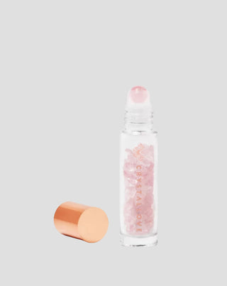 Frasco com cristais para óleo – quartzo rosa Crystallove - 1