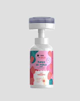 Espuma de limpeza para mãos e corpo para crianças com aroma de framboesa HiSkin - 1