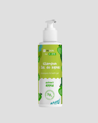 Champô e gel de banho 2 em 1 para crianças com aroma de maçã HiSkin - 1