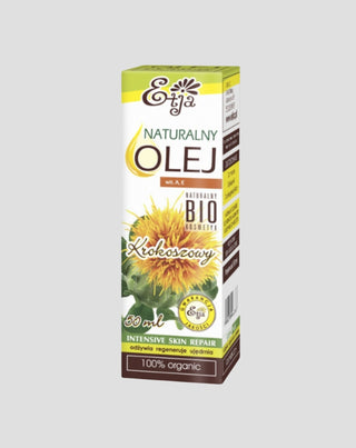 Óleo natural de cártamo BIO prensado a frio a partir das sementes de cardo Etja - 1