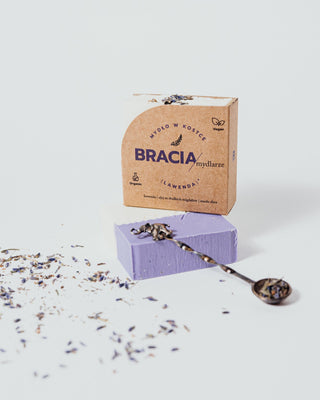 Sabonete em barra calmante e hidratante de lavanda com óleo de arroz e manteiga de karité Soap Brothers - 2