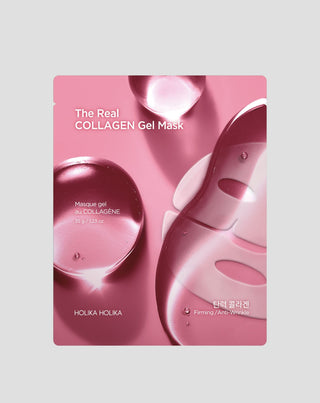 Máscara de hidrogel de noite para melhorar a elasticidade A verdadeira máscara de gel Colagénio Holika Holika - 1