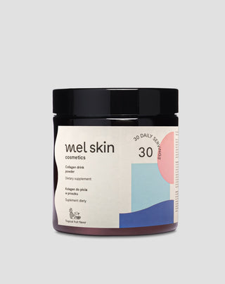 Colagénio de peixe 5000 mg em pó para uma pele bonita, cabelo, unhas e articulações saudáveis com glucosamina e vitamina C Mel Skin - 1