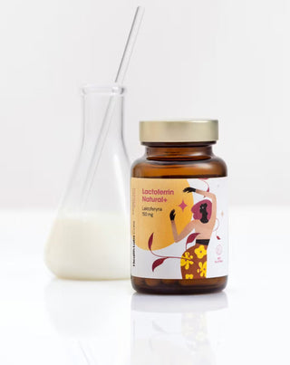 Suplemento alimentar com lactoferrina 150 mg de leite de vaca Lactoferrin Natural+ Health Labs Care 30 cápsulas - 3