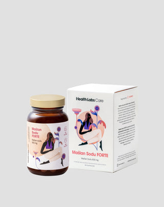 Butirato de sódio Forte 600mg alimento para fins medicinais especiais Health Labs Care 60 cápsulas - 1