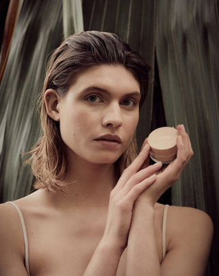 Pó facial de cevada natural solto para fixar e matificar a maquilhagem Paese - 3