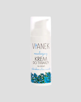 Creme hidratante para o rosto com extrato de folha de dente-de-leão para peles secas e sensíveis Vianek - 1