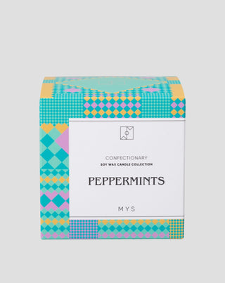 Vela de soja com aroma de rebuçado de hortelã-pimenta num recipiente de cerâmica Mys - 1