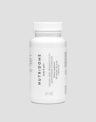 Complexo adaptogénico para concentração e produtividade Suplemento alimentar Nutridome 60 cápsulas - 1
