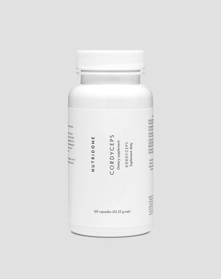 Extrato de Cordyceps 1200mg 7% ácido cordicépico Energia Imunidade Nutridome 60 cápsulas
