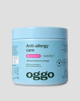 Suplemento para alergias e pele sensível para cão Anti-Allergy Care Oggo 180 g