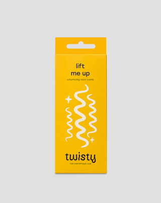 Pente vertical para dar volume e levantar o cabelo encaracolado Twisty