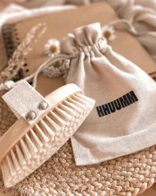 Escova de massagem corporal seca com tira de fibra de agave n.º 3 Hhuumm - 2