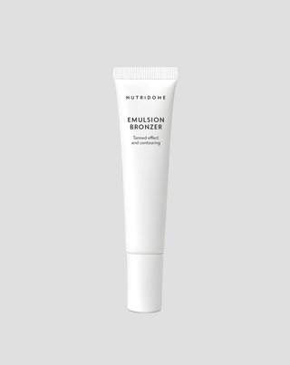 bronzeador líquido para o rosto fórmula de longa duração e efeito natural nutridome