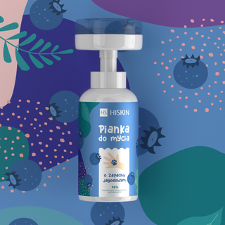 HiSkin espuma de lavagem das mãos e do corpo com aroma a frutos silvestres para crianças - 2