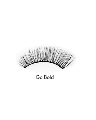 Pestanas artificiais em tira 2d para utilização múltipla muito macias Go Bold Bamm!Lashes - 2