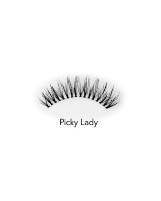Pestanas artificiais 2d para utilização múltipla leves e suaves Picky Lady Bamm!Lashes - 2