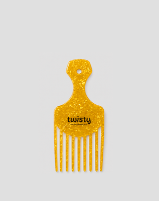 Pente vertical para dar volume e levantar o cabelo encaracolado Twisty