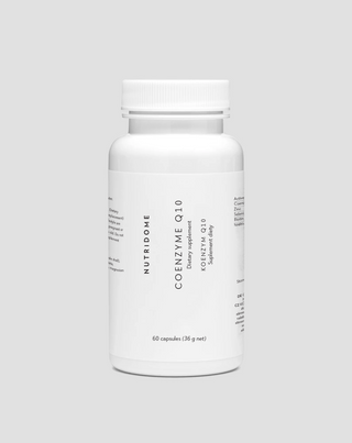 Coenzima Q10 em cápsulas para um sistema circulatório saudável, pele bonita e cabelo Nutridome 60 unid.