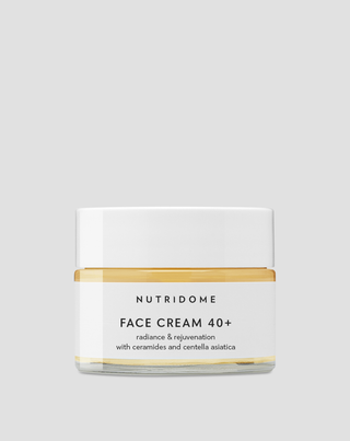 Creme de rosto 40+ com ceramidas e centella asiática para pele seca e madura Nutridome