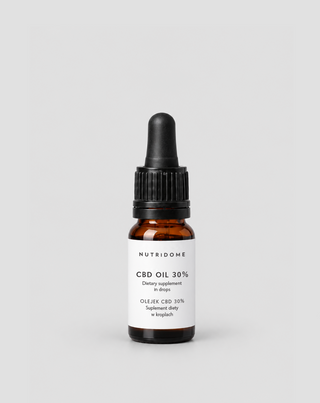 Óleo de CBD 30% em gotas, espetro completo sem THC com CBG e CBN Nutridome