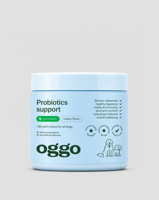 Probiótico para cães Bacillus velezensis para digestão, intestinos e imunidade Oggo 180 g - 1