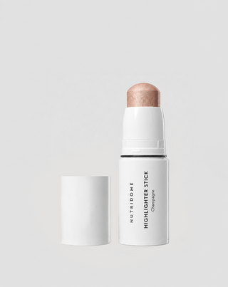 Iluminador para rosto e corpo em stick, brilho radiante e efeito suavizante Champagne Nutridome - 1