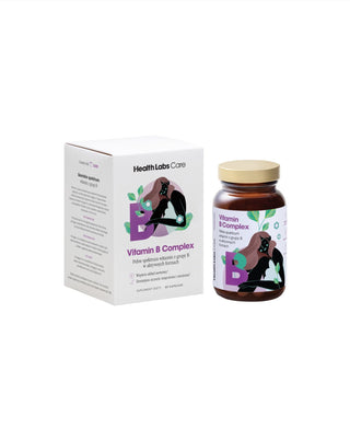 Complexo de vitaminas B sem glúten e sem lactose Health Labs Care 60 cápsulas - 2