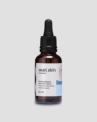 Sérum facial ultra-hidratante com ácido hialurónico, Mel Skin - 1